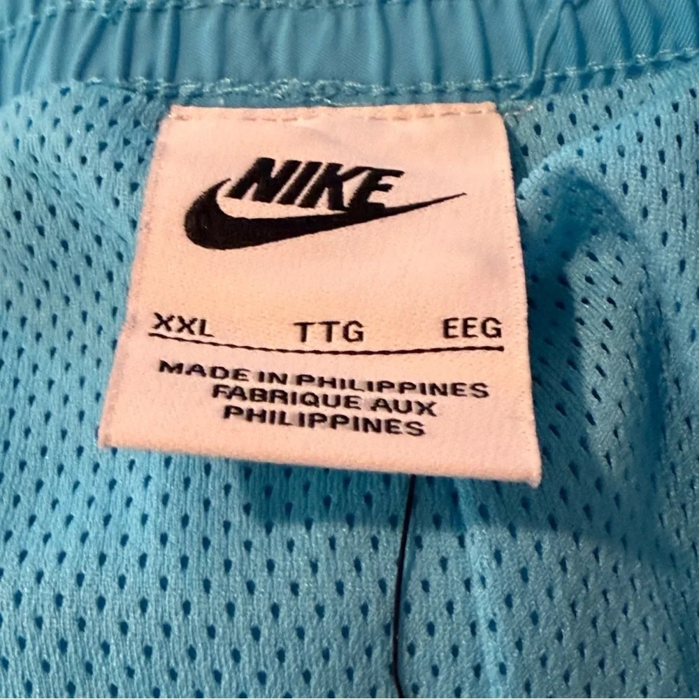 Nike Men’s Woven Flow -SZ XXL- Light Blue Mesh Lined Athletic Shorts